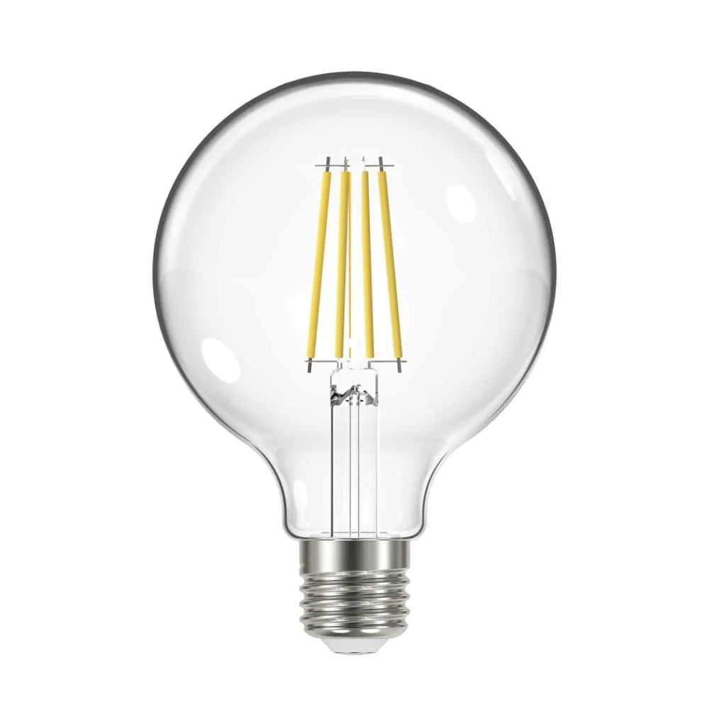 Arcchio Filament Pære|Led Pærer > LED-filamentpære, E27, G95, 3,8W, 2700K, 806lm, 3 enheder
