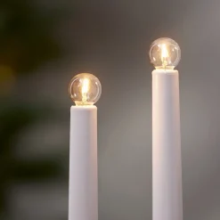 Dæmpbar Led-Pære|Filament Pære ^ STAR TRADING LED-filamentpære E10 3W dæmpbar, 3-pak, 55V
