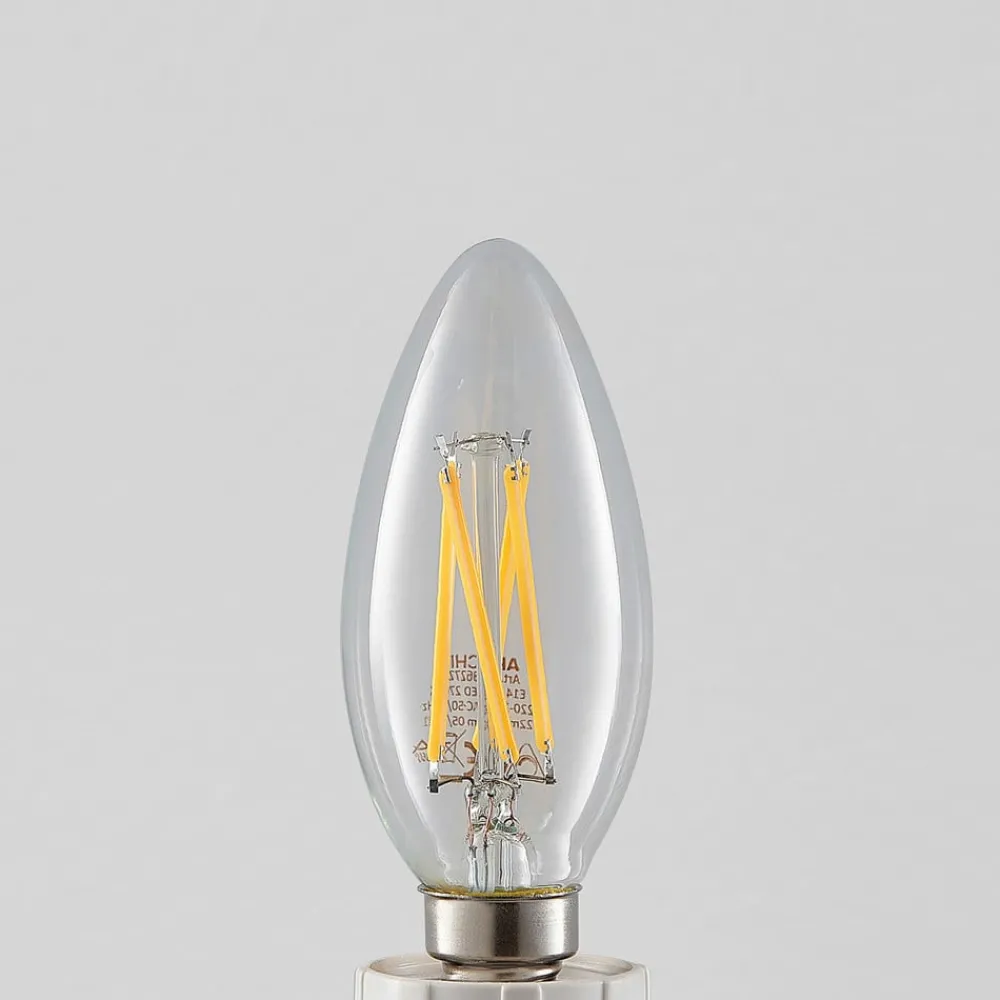 Arcchio Dæmpbar Led-Pære|Filament Pære > LED-filamentpære E14 4 W 827 kerte, dæmpes, 2 stk