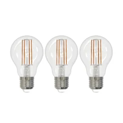 Arcchio Dæmpbar Led-Pære|Filament Pære > LED-filamentpære E27 6W klar 2.700K dæmpbar sæt med 3 stk