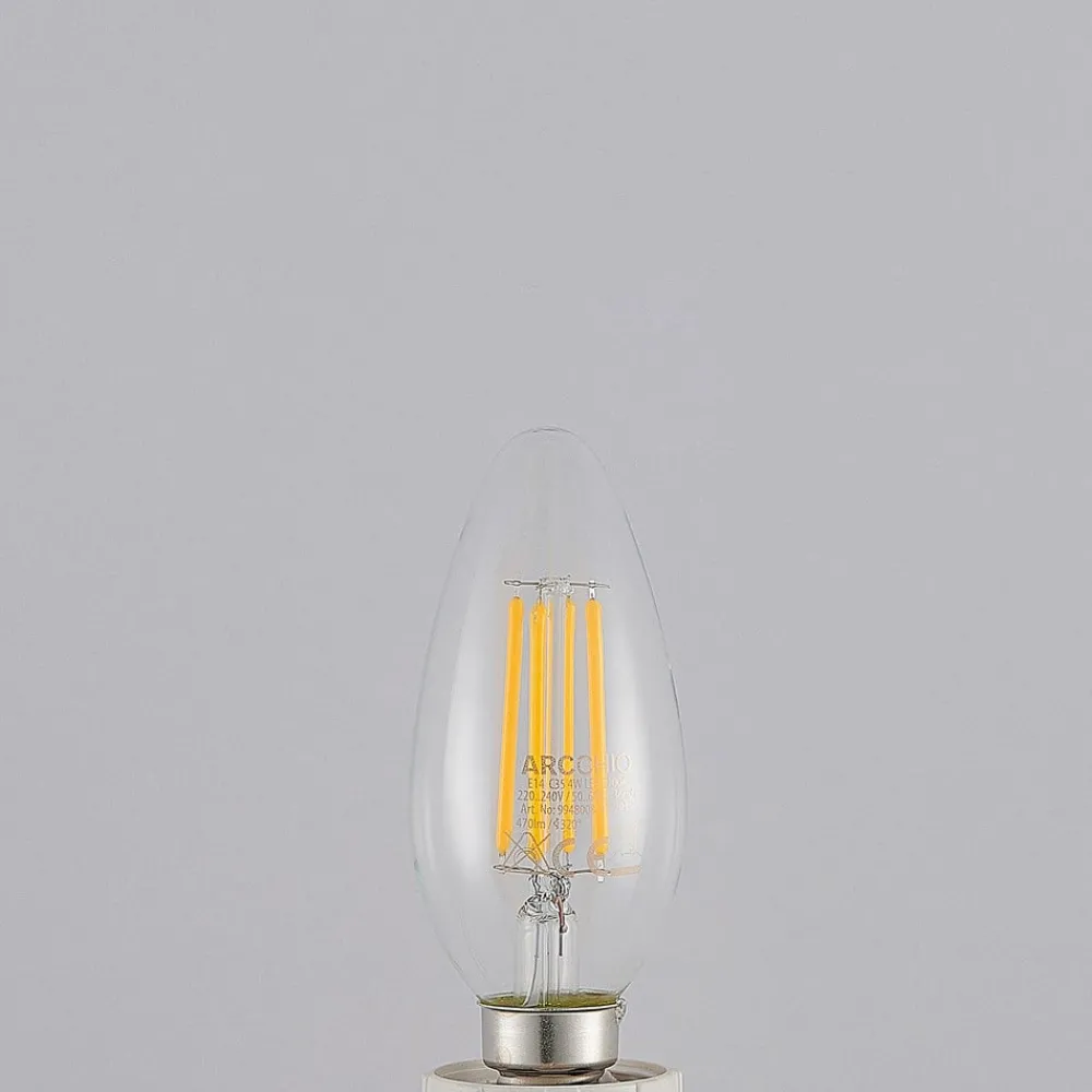 Arcchio Dæmpbar Led-Pære|Filament Pære > LED-filamentpære E14 4W 2.700K 3-trins dæmper