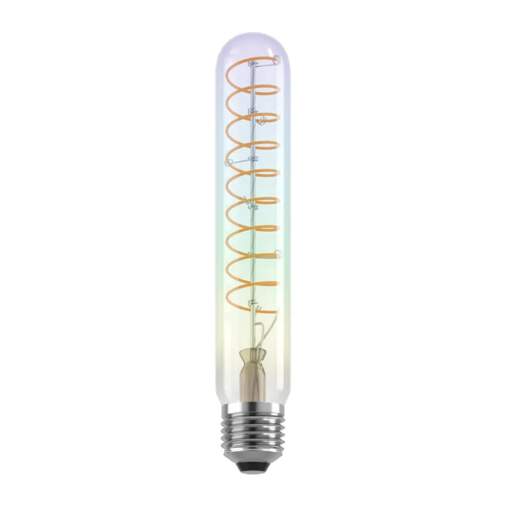 EGLO Dæmpbar Led-Pære|Filament Pære > LED-filamentpære E27 4W T30 2000K iriserende dæmpbar