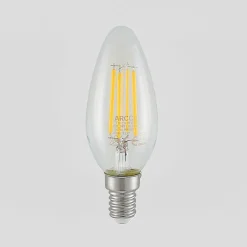 Dæmpbar Led-Pære|Filament Pære ^ Arcchio LED-filamentpære E14 4 W 827 3-trins-dæmper, 3 stk
