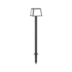 EGLO Solcelle Lampe Med Sensor|Solcellelamper > LED-gadelampe Altilia, højde 106 cm, sort, sensor