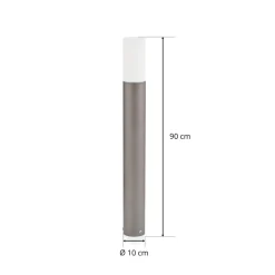 Gadebelysning ^ Albert Leuchten LED-gadelampe 2277, antracit