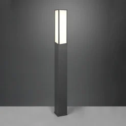 Trio Lighting Gadebelysning > LED-gadelampe Fuerte, antracit, aluminium, IP54