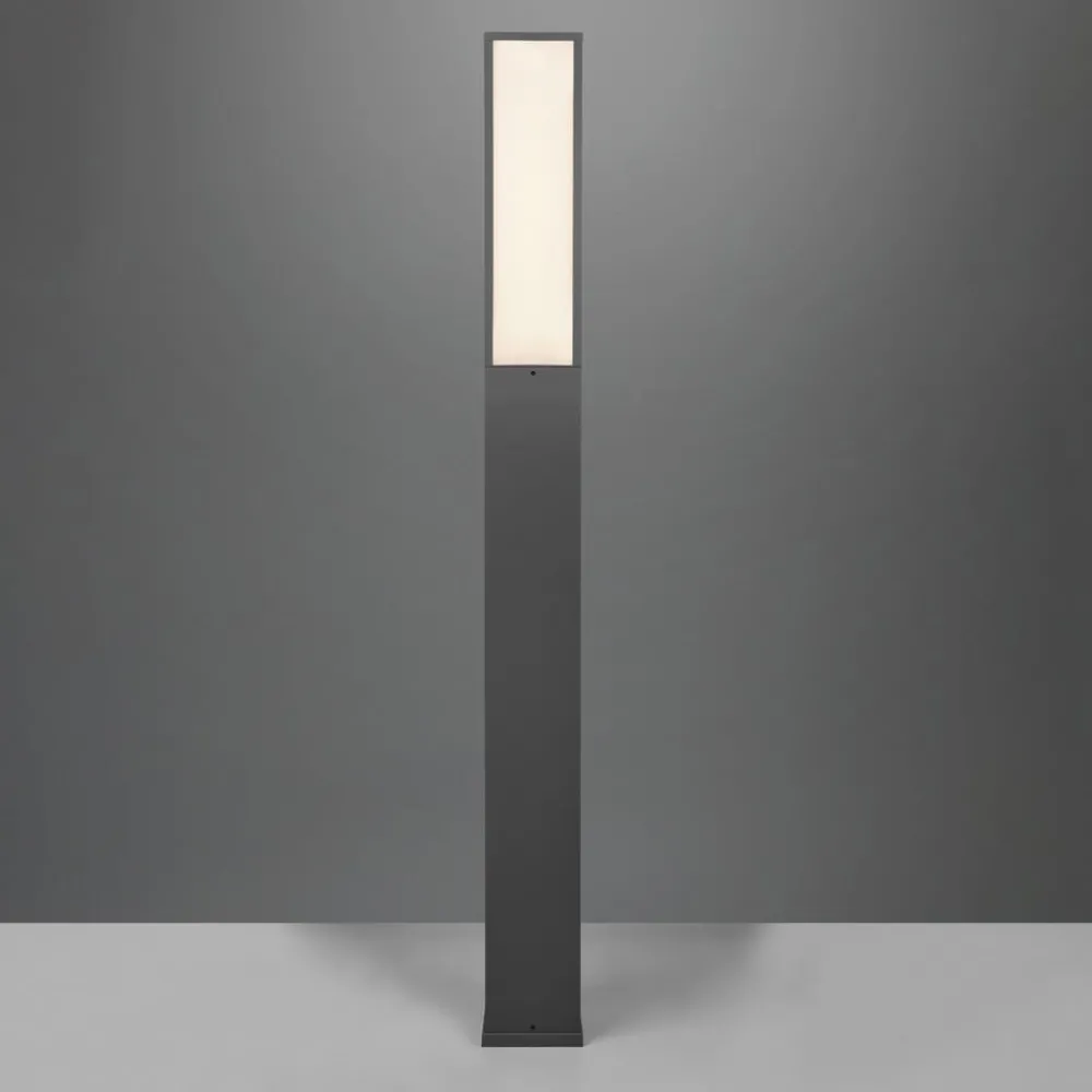 Trio Lighting Gadebelysning > LED-gadelampe Fuerte, antracit, aluminium, IP54