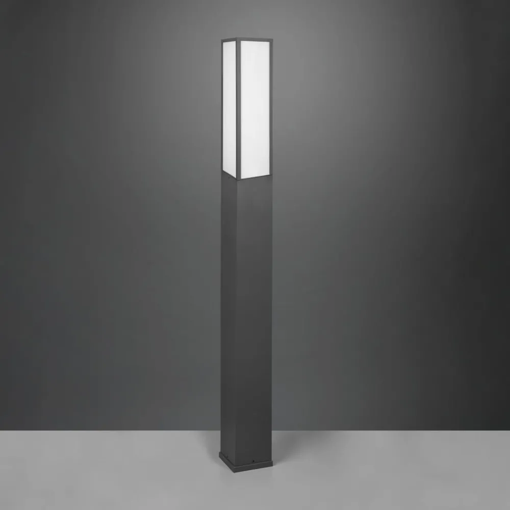 Trio Lighting Gadebelysning > LED-gadelampe Fuerte, antracit, aluminium, IP54