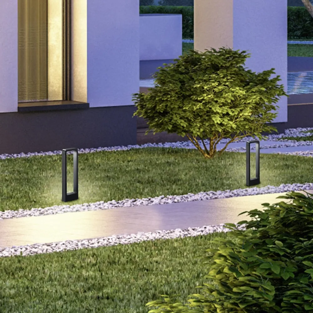 Trio Lighting Gadebelysning > LED-gadelampe RENO, antracit, højde 50 cm, metal, IP54