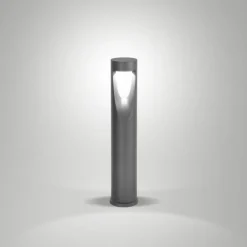 Gadebelysning ^ Fabas Luce LED-gadelampe Teo, 60 cm høj, sort, metal, IP65