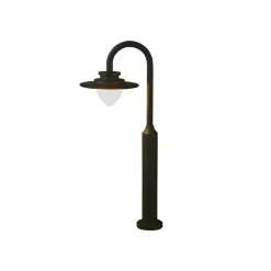 Gadebelysning ^ Searchlight LED-gadelampe Texas, IP54, grafitfarvet, højde 80 cm