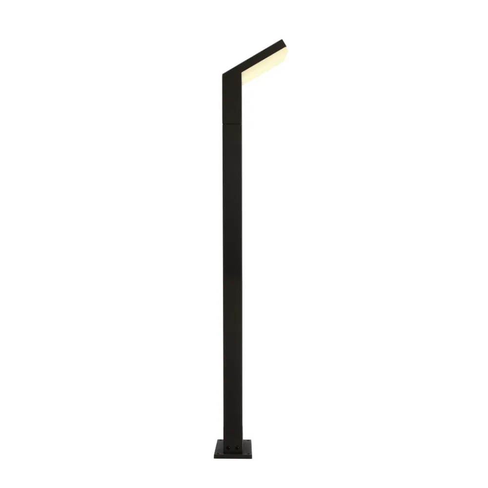 Deko-Light Gadebelysning > LED-gadelampe Tucanae, grå, højde 100 cm, IP65, metal