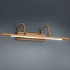 Væglamper ^ Trio Lighting LED-gallerilampe Lorena, antik messing