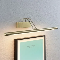 Lindby Gang|Pendellamper > LED-gallerilampe Mailine med kontakt, messing