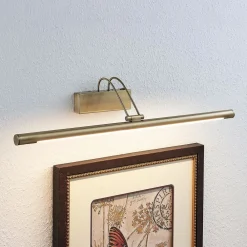 Lindby Gang|Pendellamper > LED-gallerilampe Mailine, patineret messing