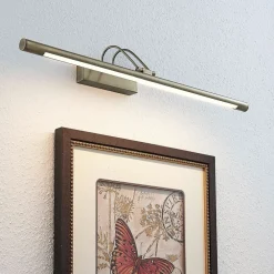 Lindby Gang|Pendellamper > LED-gallerilampe Mailine, patineret messing