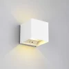 Reality Leuchten Væglampe Med Sensor > LED genopladelig udendørs væglampe Talent, hvid, bredde 10 cm, sensor