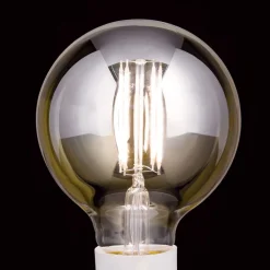 ORION Dæmpbar Led-Pære|Led Pærer > LED-globepære E27 G95 6 W ravgul 2.200 K, dæmpes