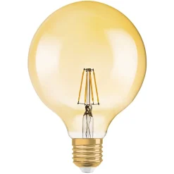 Filament Pære ^ OSRAM LED globepære Gold E27 2,5W varmhvid 220 lumen