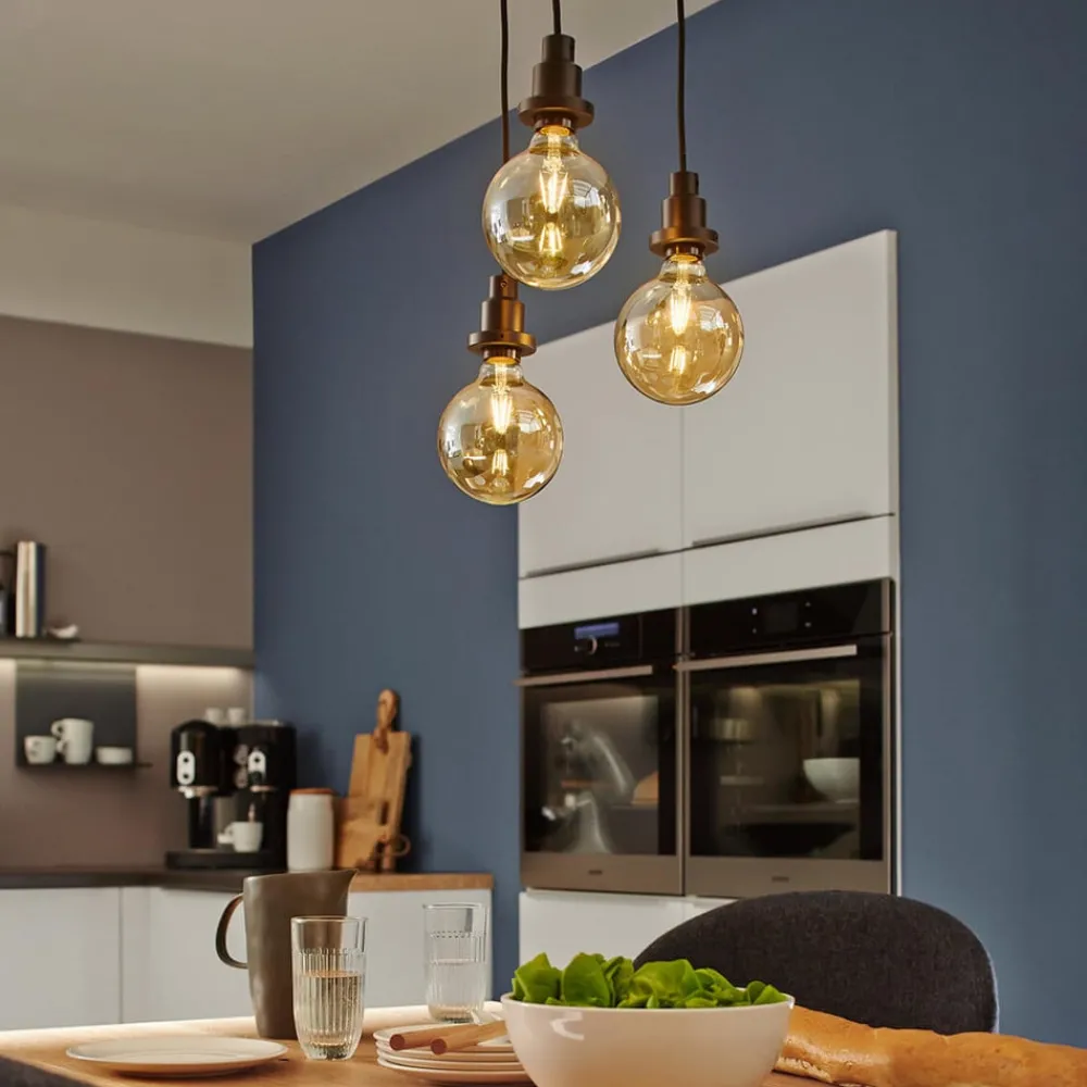 Filament Pære ^ OSRAM LED globepære Gold E27 2,5W varmhvid 220 lumen