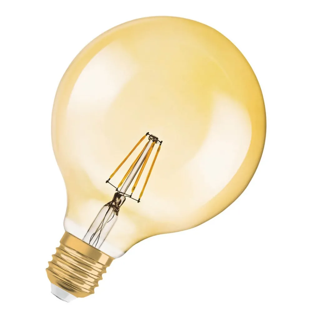 Filament Pære ^ OSRAM LED globepære Gold E27 2,5W varmhvid 220 lumen