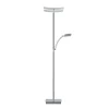 HELL Gulvlamper > LED-gulvlampe Andy, 3 lyskilder, mat nikkel, CCT, dæmper