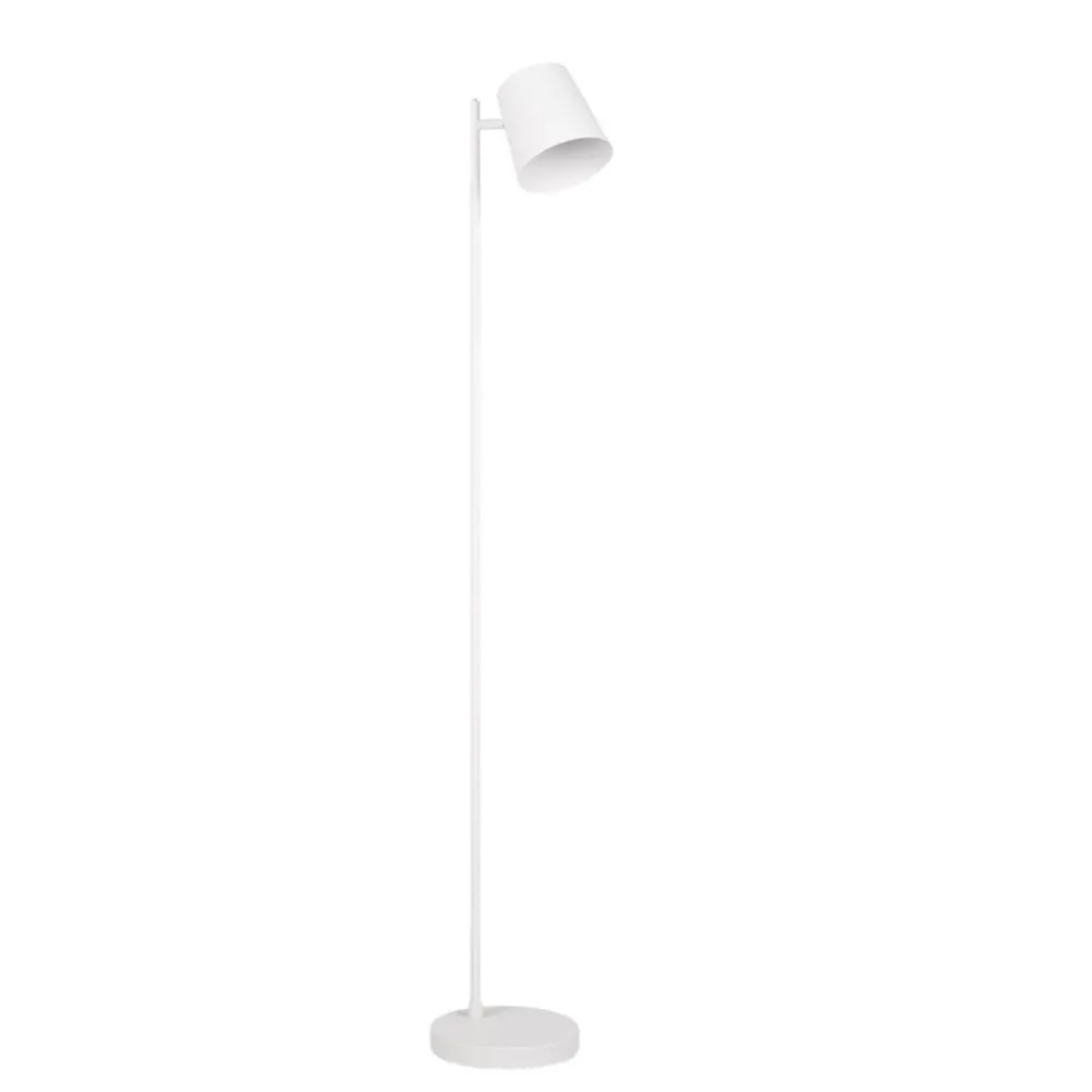 Gulvlamper|Gulvlamper ^ Reality Leuchten LED-gulvlampe Blake, hvid mat, metal, dæmpbar