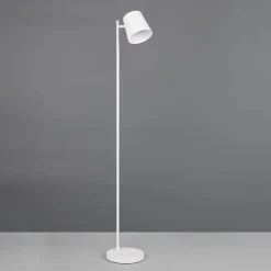 Gulvlamper|Gulvlamper ^ Reality Leuchten LED-gulvlampe Blake, hvid mat, metal, dæmpbar