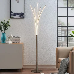 Lindby Gulvlamper|Gulvlamper > LED gulvlampe Boba med flere rammer