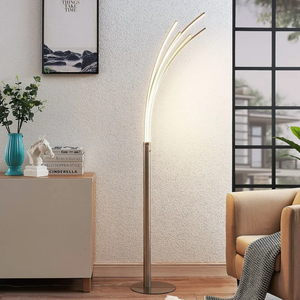 Lindby Gulvlamper|Gulvlamper > LED gulvlampe Boba med flere rammer