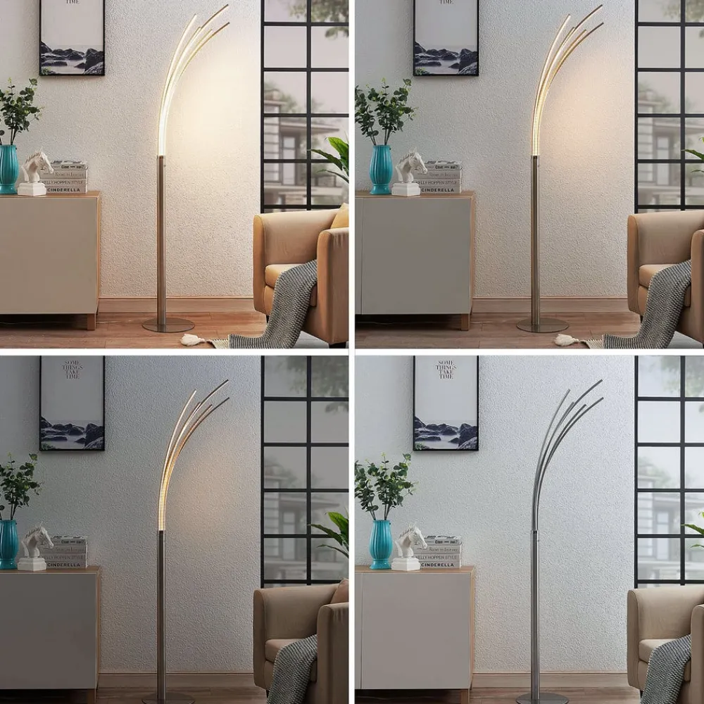Lindby Gulvlamper|Gulvlamper > LED gulvlampe Boba med flere rammer