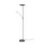 Trio Lighting Gulvlamper > LED-gulvlampe Brantford, læselampe nikkel mat