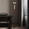 Trio Lighting Gulvlamper > LED-gulvlampe Celeste krom/træ 160 cm glas/metal Touchdim