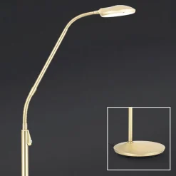Gulvlamper|Gulvlamper ^ ORION LED-gulvlampe Cobra med jsuterbar lysfarve