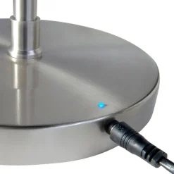 Gulvlamper|Gulvlamper ^ HighLight LED-gulvlampe Comfort, nikkel, 135 cm metal CCT dæmper