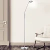 FISCHER & HONSEL Gulvlamper|Gulvlamper > LED-gulvlampe Dent, CCT, enkeltlys, nikkel