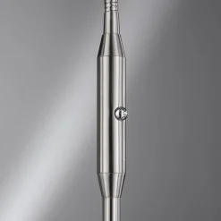 FISCHER & HONSEL Gulvlamper|Gulvlamper > LED-gulvlampe Dent, CCT, enkeltlys, nikkel