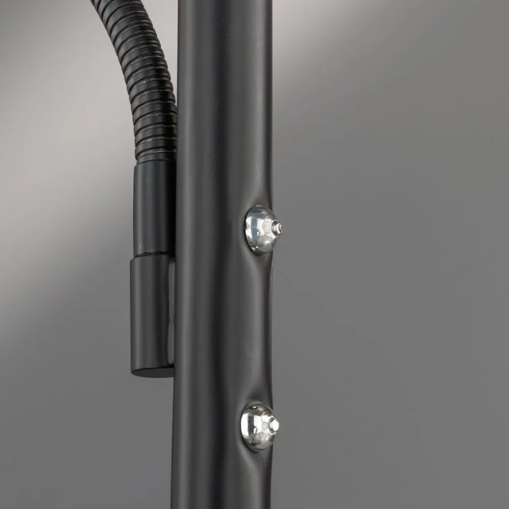 FISCHER & HONSEL Gang|Gulvlamper > LED-gulvlampe Dent, sort, 180 cm, CCT, 2 lyskilder