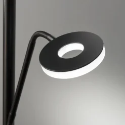 FISCHER & HONSEL Gang|Gulvlamper > LED-gulvlampe Dent, sort, 180 cm, CCT, 2 lyskilder
