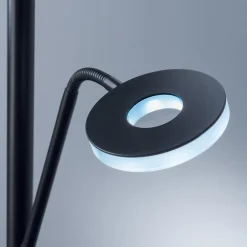 FISCHER & HONSEL Gang|Gulvlamper > LED-gulvlampe Dent, sort, 180 cm, CCT, 2 lyskilder