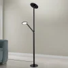 ORION Gulvlamper|Gulvlamper > LED-gulvlampe Fati, højde 181 cm, aluminium, læselampe, dæmper, CCT