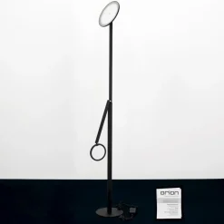ORION Gulvlamper|Gulvlamper > LED-gulvlampe Fati, højde 181 cm, aluminium, læselampe, dæmper, CCT