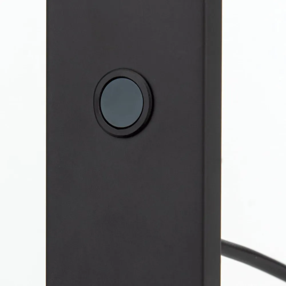 ORION Gulvlamper|Gulvlamper > LED-gulvlampe Fati, højde 136 cm, sort, aluminium, dæmper