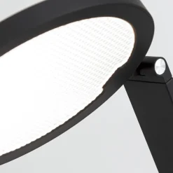 ORION Gulvlamper|Gulvlamper > LED-gulvlampe Fati, højde 136 cm, sort, aluminium, dæmper