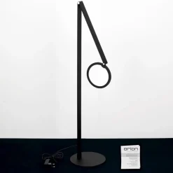 ORION Gulvlamper|Gulvlamper > LED-gulvlampe Fati, højde 136 cm, sort, aluminium, dæmper