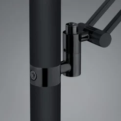 HELL Arbejdsrum/Kontor|Gulvlamper > LED-gulvlampe Findus, 2 lyskilder, sort