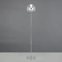 Trio Lighting Gulvlamper|Gulvlamper > LED-gulvlampe Flynt, højde 130 cm, kromfarvet, metal, CCT