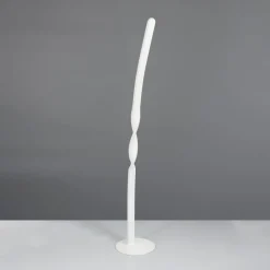 Gulvlamper|Gulvlamper ^ Reality Leuchten LED-gulvlampe Ginko, hvid mat, metal, højde 110 cm