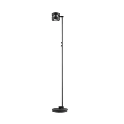 Brilliant Gulvlamper > LED-gulvlampe Glow-Sphere, højde 146 cm, sort, metal