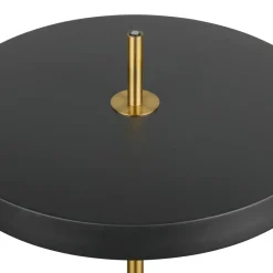 Trio Lighting Gulvlamper > LED-gulvlampe Keaton, sort/guldfarvet, højde 138 cm, CCT